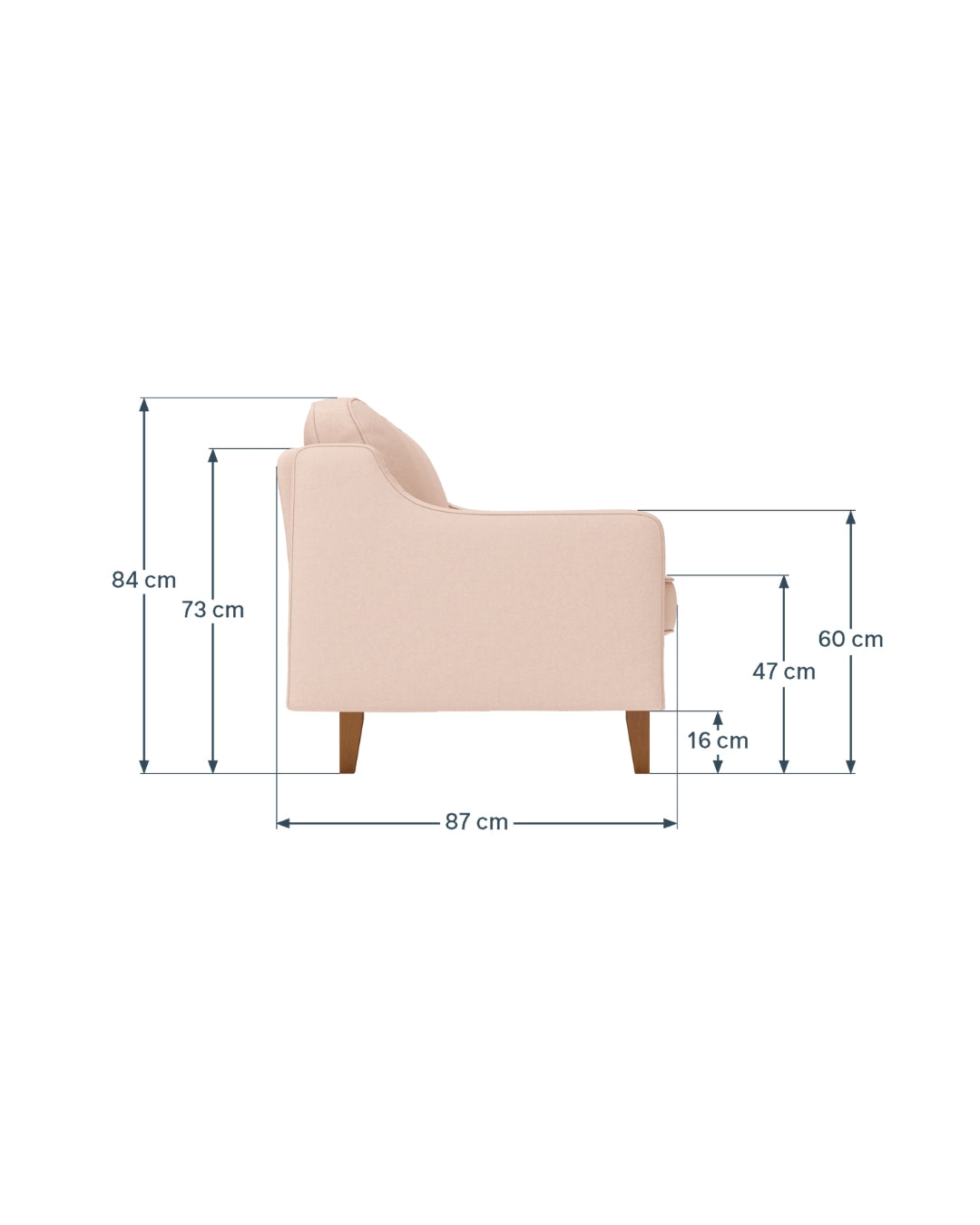 Modulares Sofa Robin 1,5-Sitzer