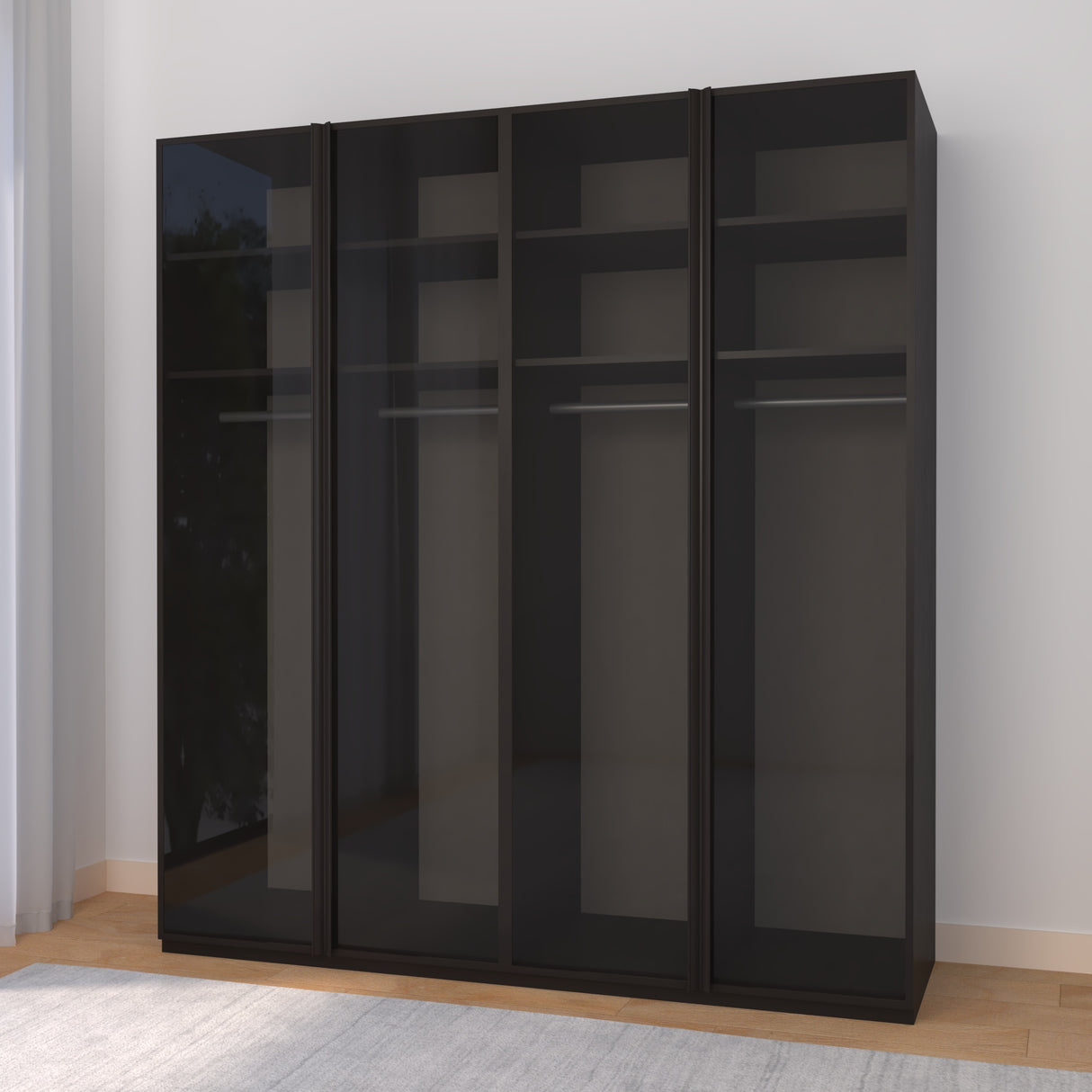 Modularer Drehtürenschrank LUCA – 200 cm Breite