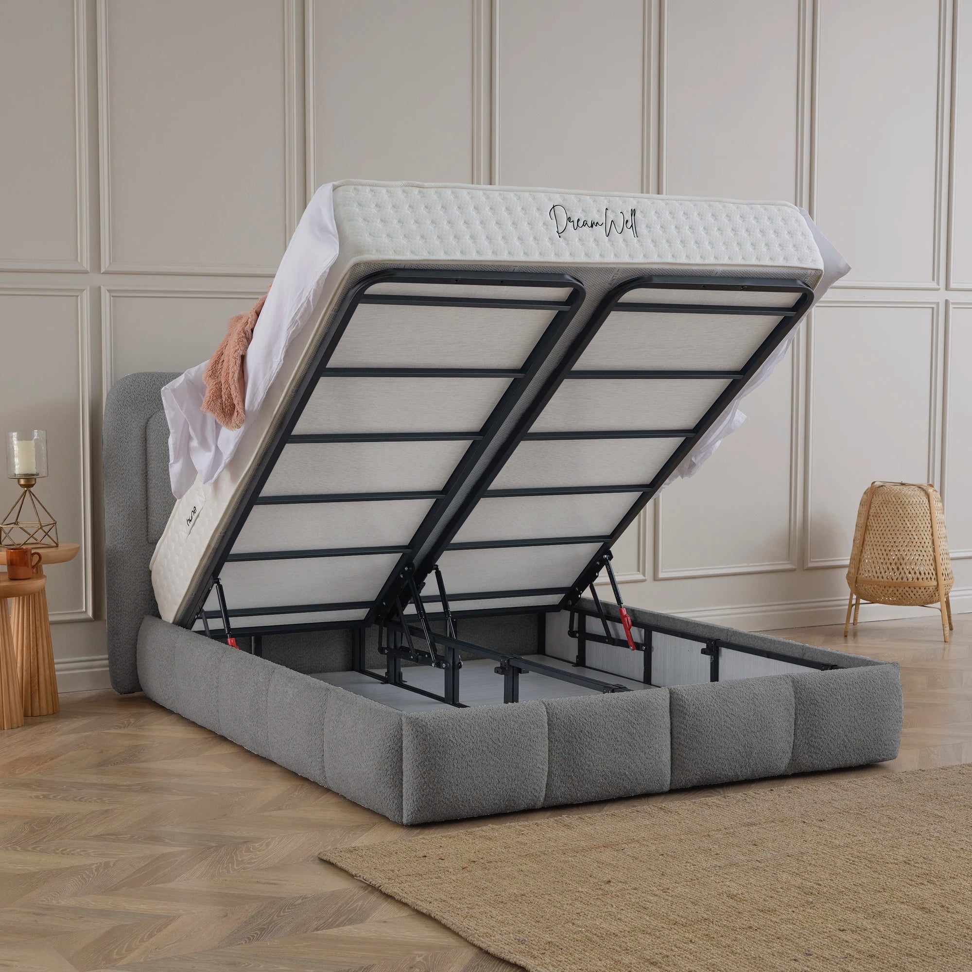 Designer Polsterbett mit Stauraum Otto