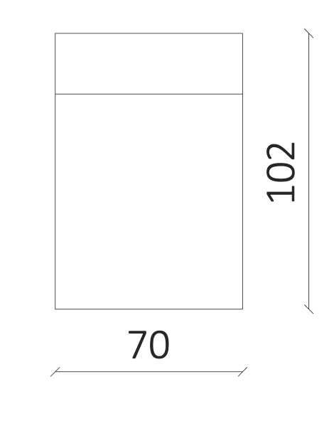 Modulares Sofa Bilbao Zwischen-Modul