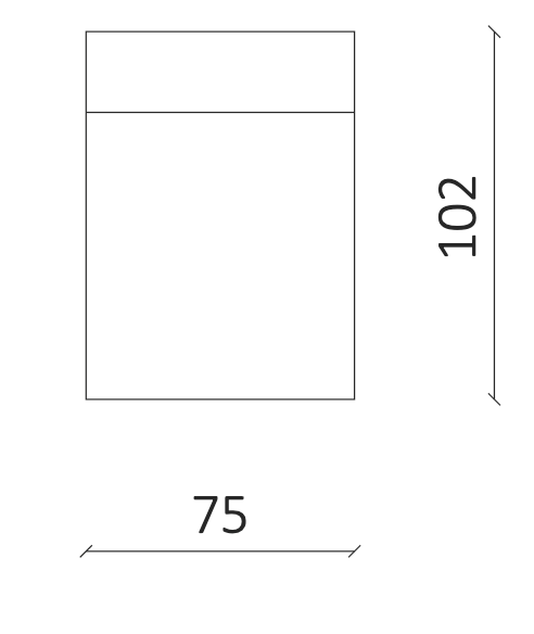 Modulares Sofa Bilbao Zwischen-Modul