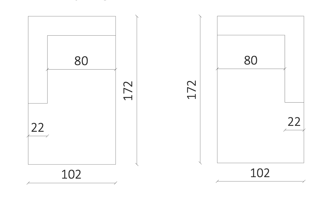 Modulares Sofa Bilbao Lounge-Modul