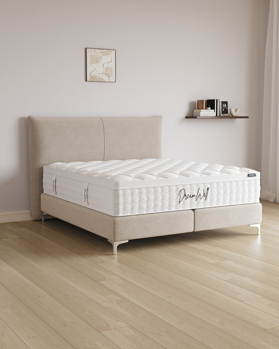 Boxspringbett Catera in Samt