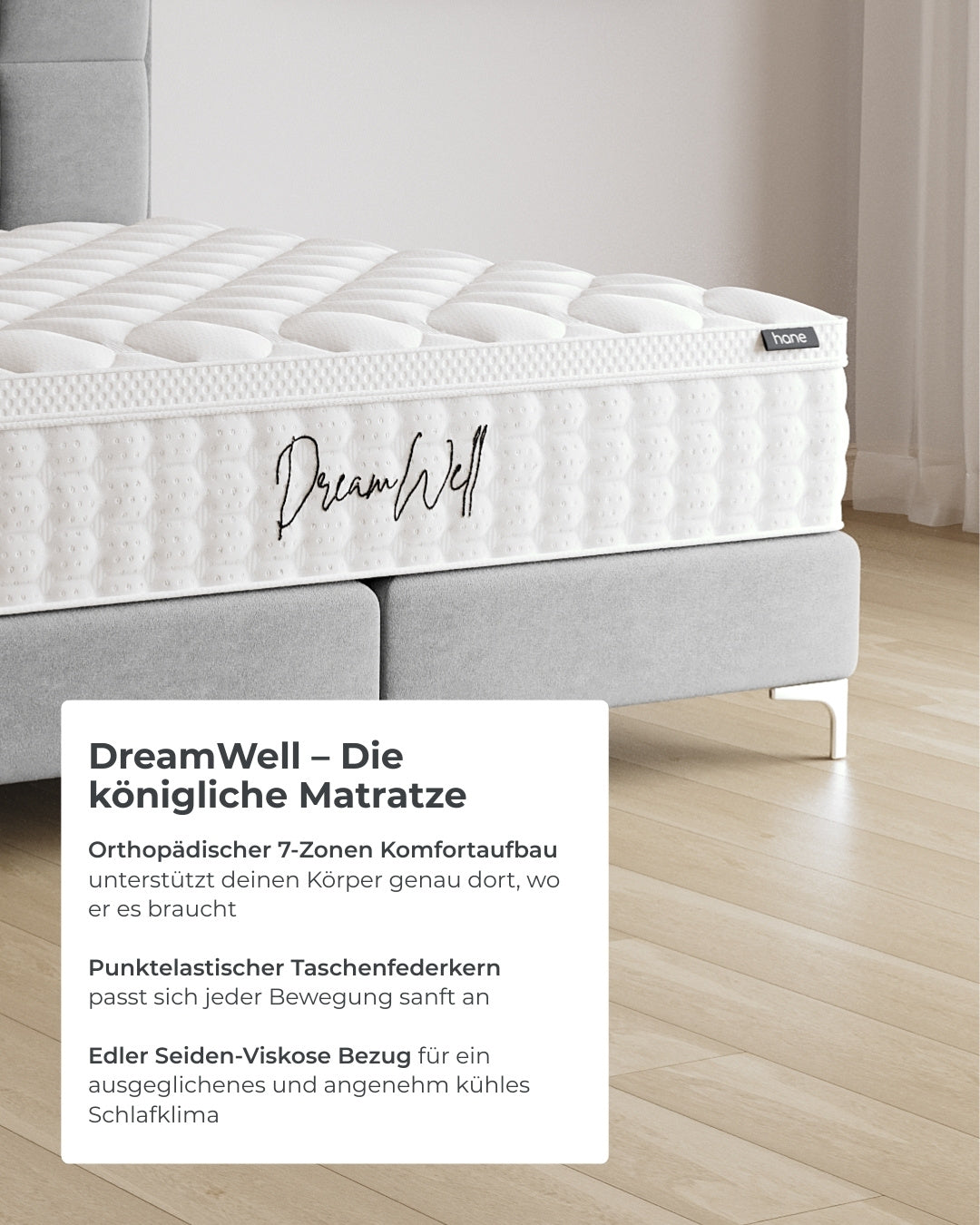 Boxspringbett Catera in Samt