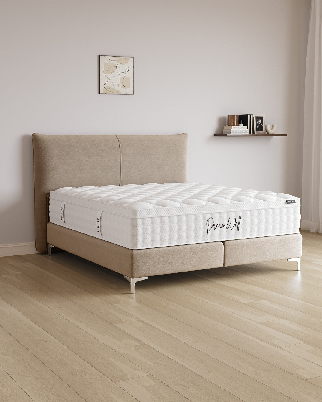 Boxspringbett Catera in Samt