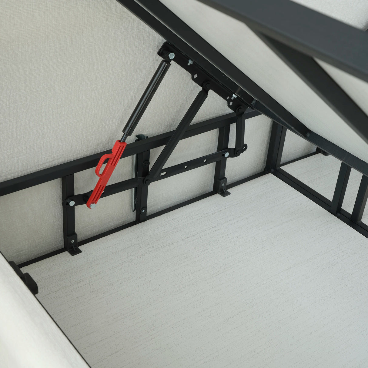 Designer Polsterbett MIREL Nano mit seitlichem Stauraum