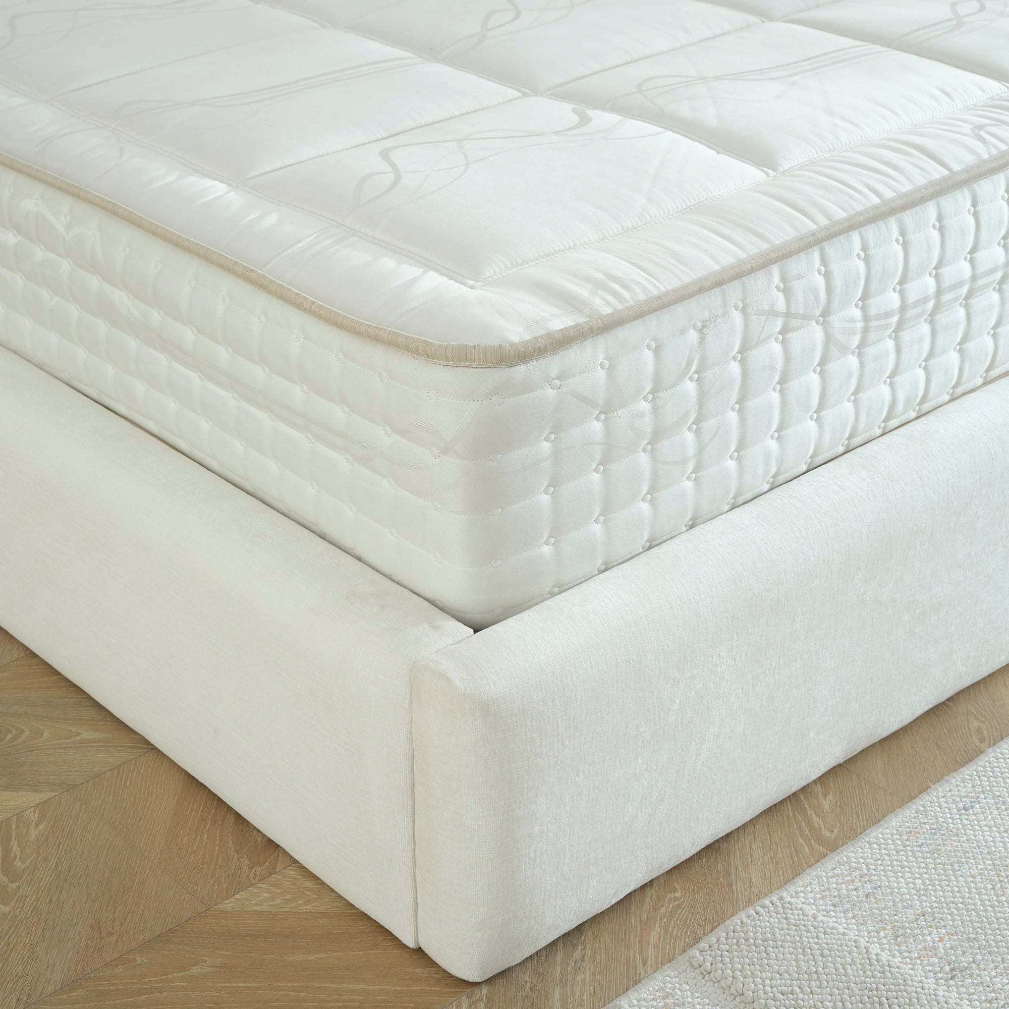 Designer Polsterbett SELENA Nano mit Stauraum