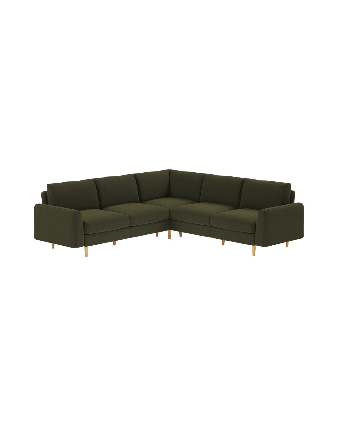 Modulares L Ecksofa Elisabeth Medium mit Schlaffunktion