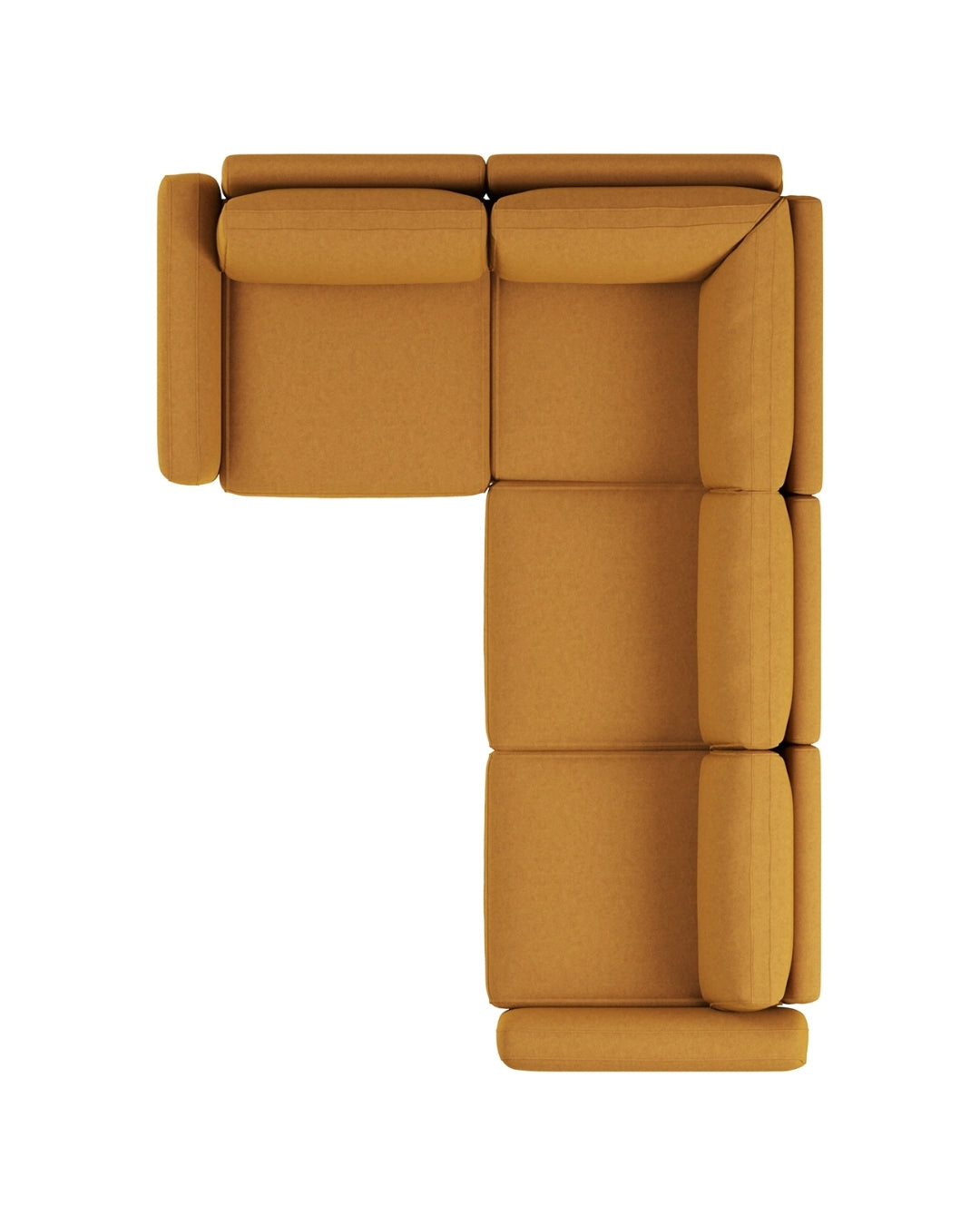 Modulares L Ecksofa Elisabeth Small mit Schlaffunktion