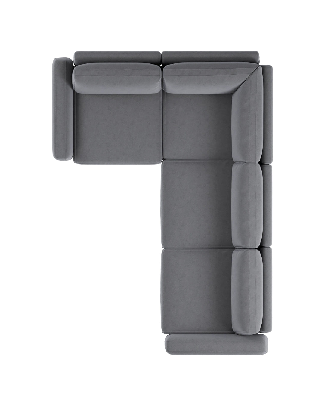 Modulares L Ecksofa Elisabeth Small mit Schlaffunktion