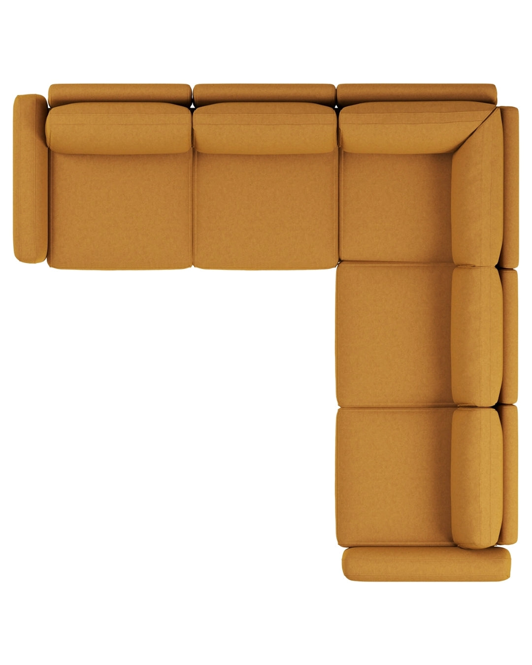 Modulares L Ecksofa Elisabeth Medium mit Schlaffunktion