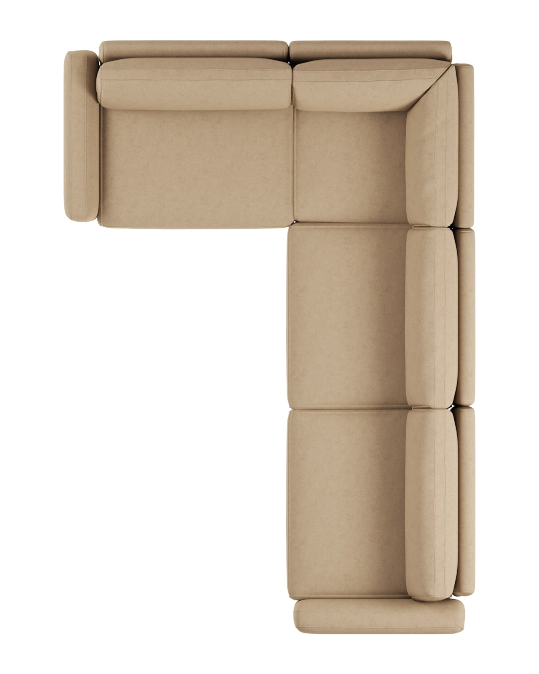 Modulares L Ecksofa Elisabeth Large mit Schlaffunktion