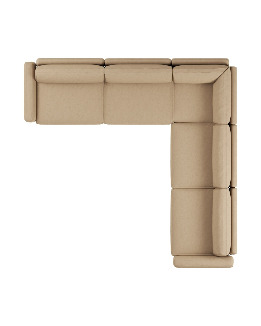 Modulares L Ecksofa Elisabeth X-Large mit Schlaffunktion