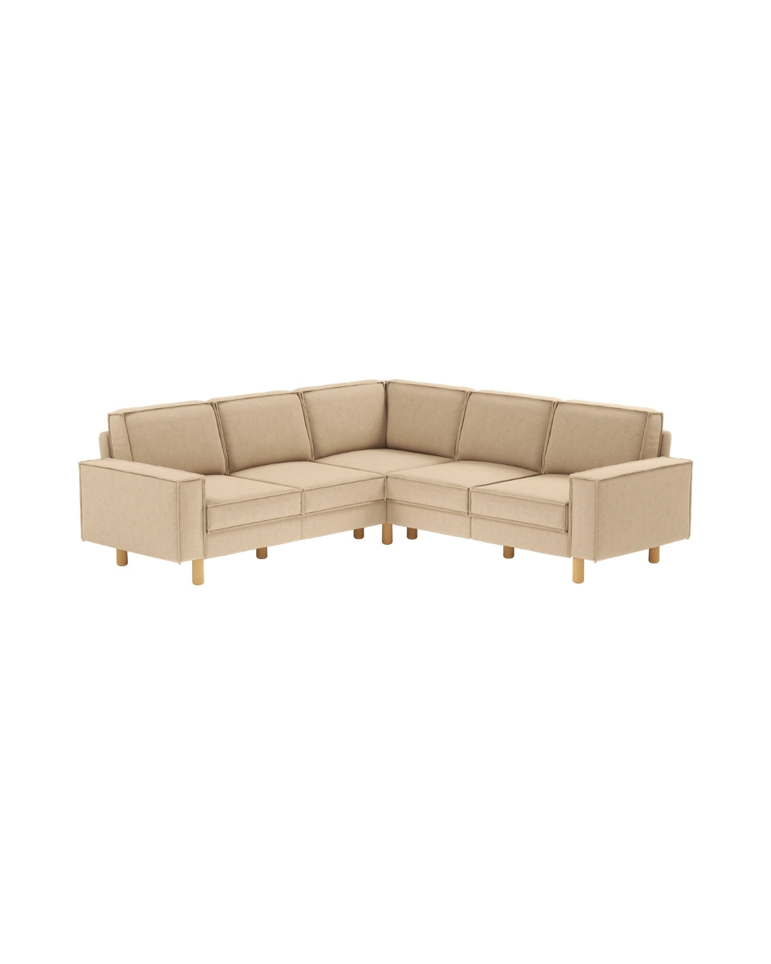 Modulares L Ecksofa Harry Medium mit Schlaffunktion