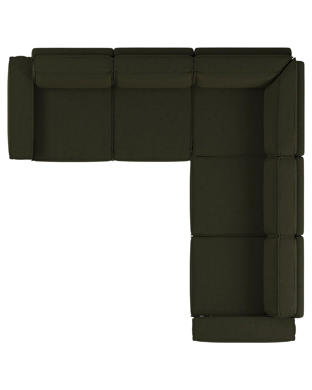 Modulares L Ecksofa Harry Medium mit Schlaffunktion