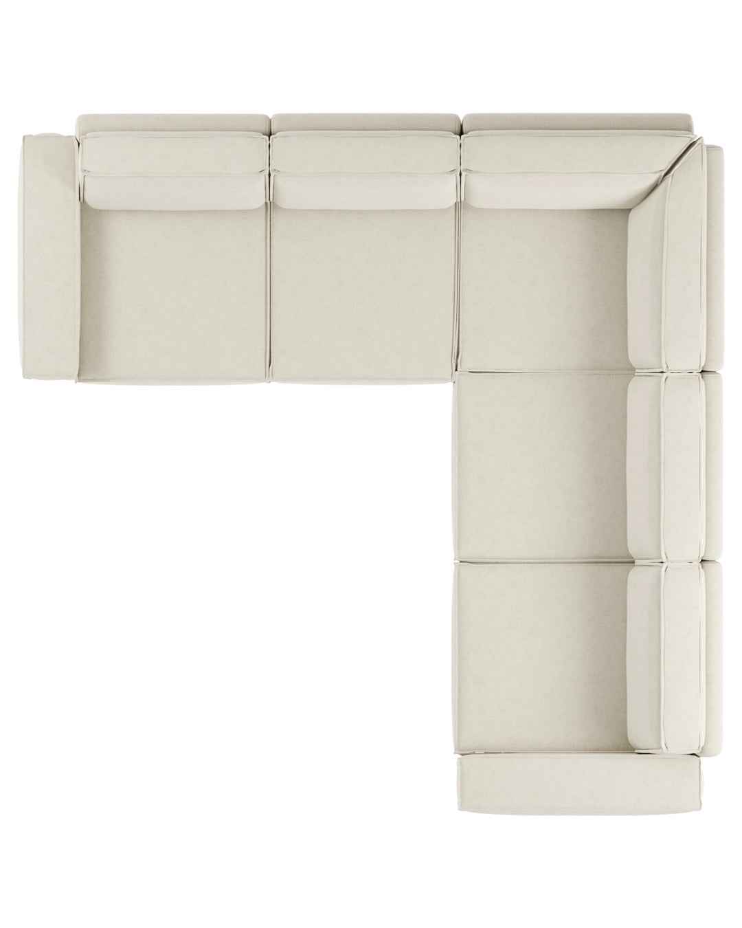 Modulares L Ecksofa Harry Medium mit Schlaffunktion