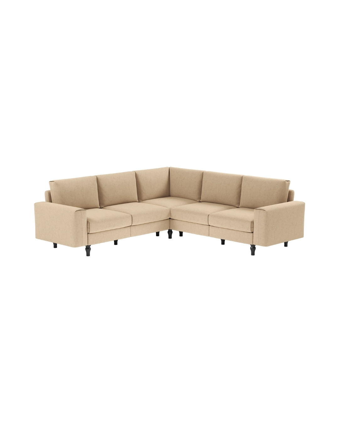 Modulares L Ecksofa Jay Medium mit Schlaffunktion