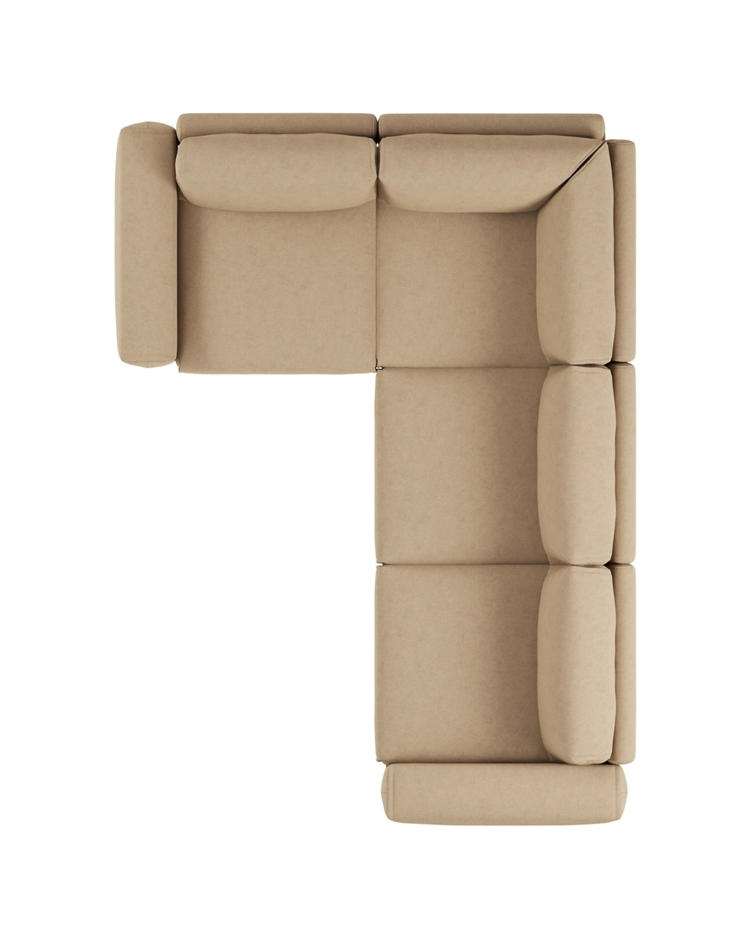 Modulares L Ecksofa Jay Small mit Schlaffunktion