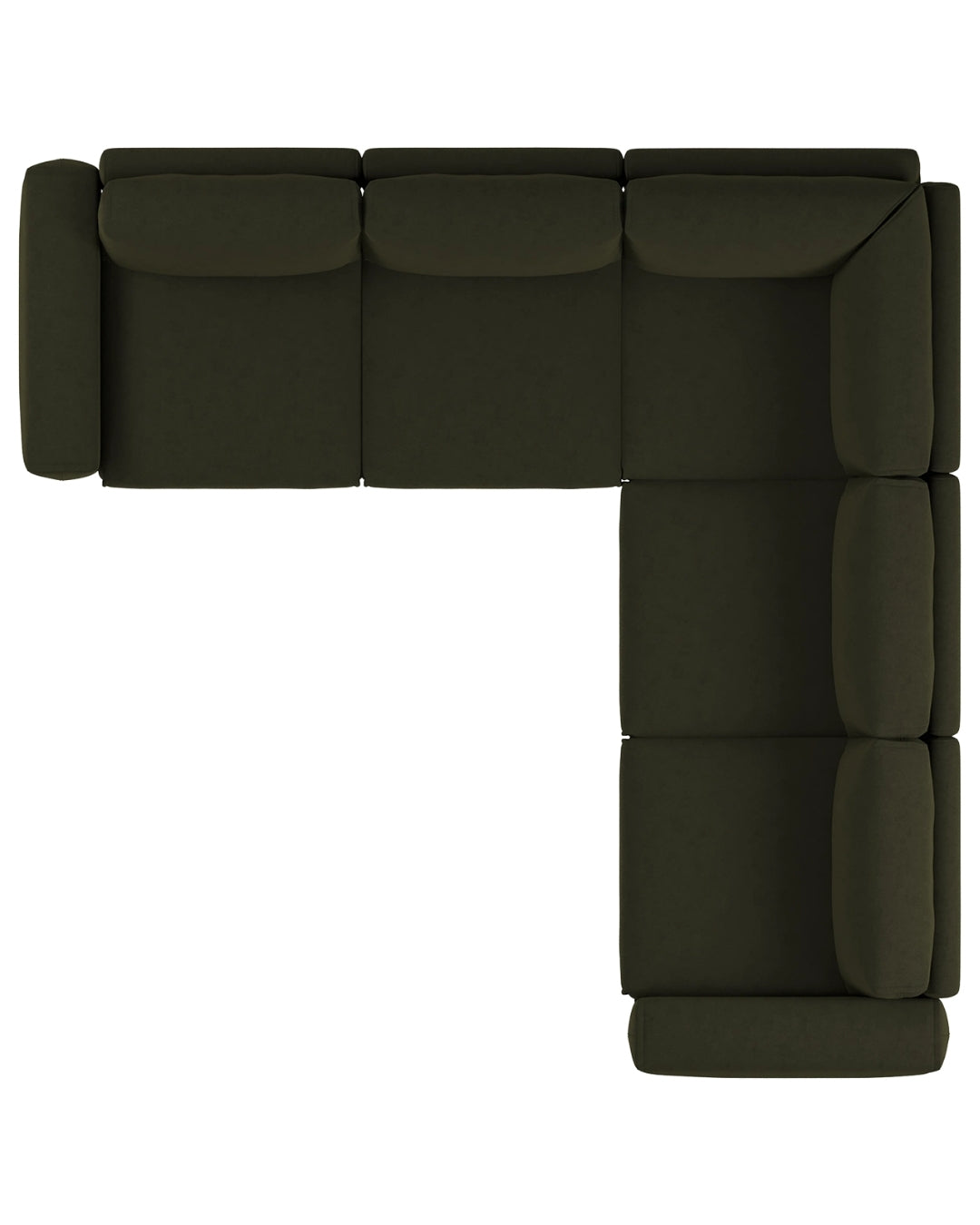 Modulares L Ecksofa Jay Medium mit Schlaffunktion