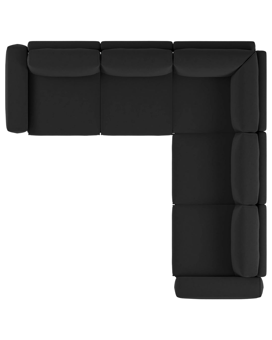 Modulares L Ecksofa Jay Medium mit Schlaffunktion