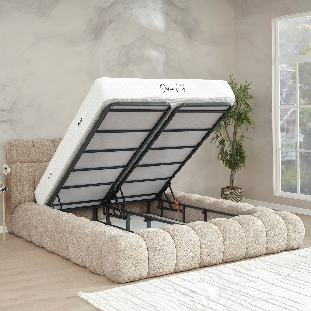 Bett mit Stauraum NORA