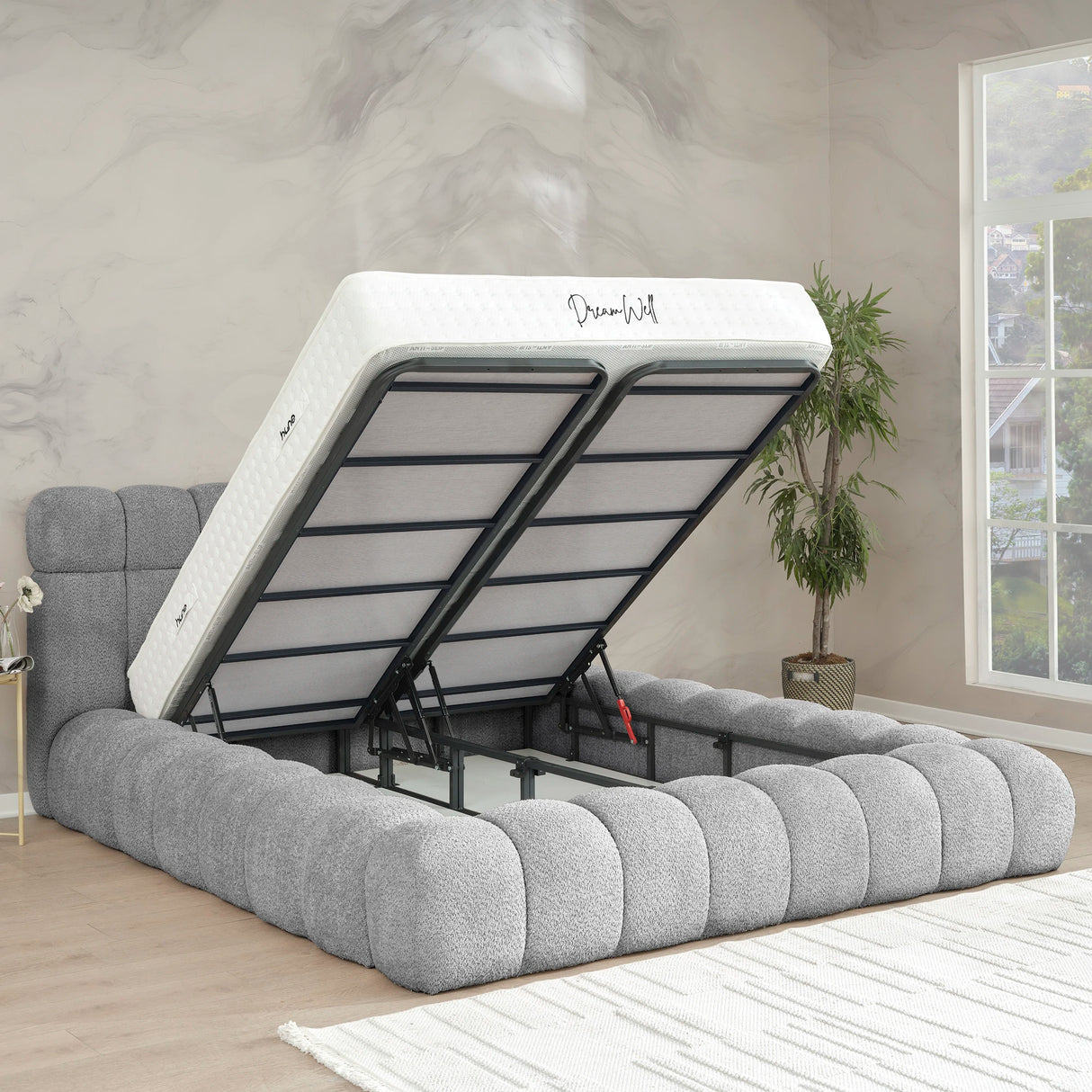 Bett mit Stauraum NORA