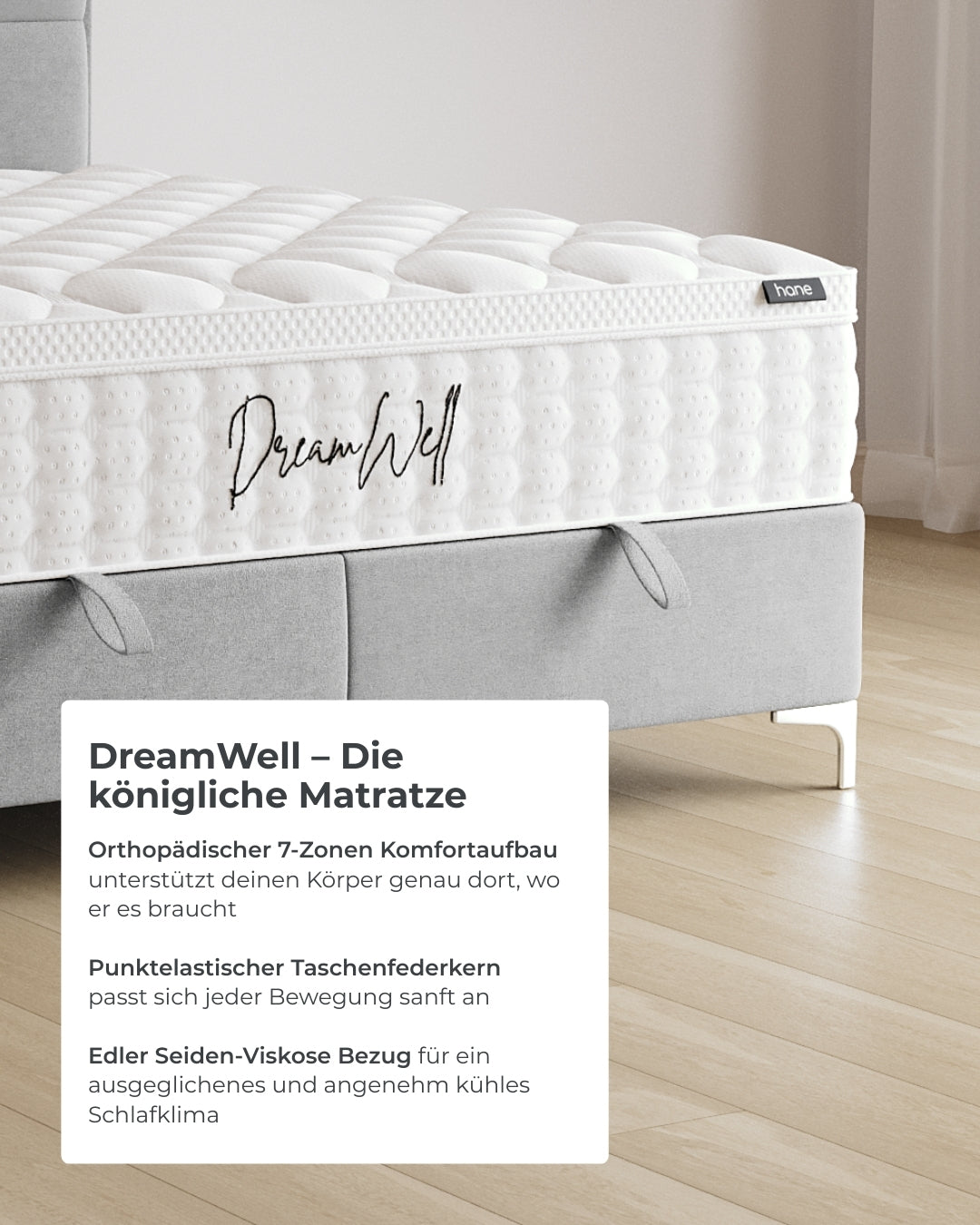 Bett mit Stauraum Paris in Samt