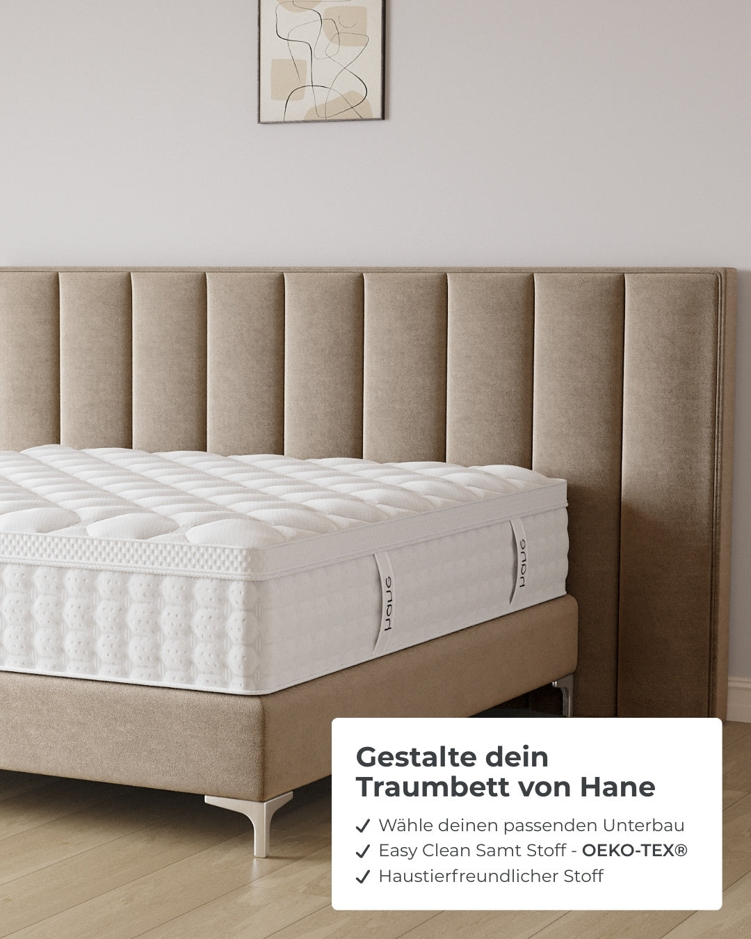 Boxspringbett Passion in Samt