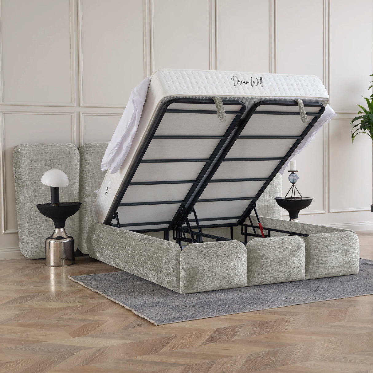 Bett mit Stauraum VERONICA XL