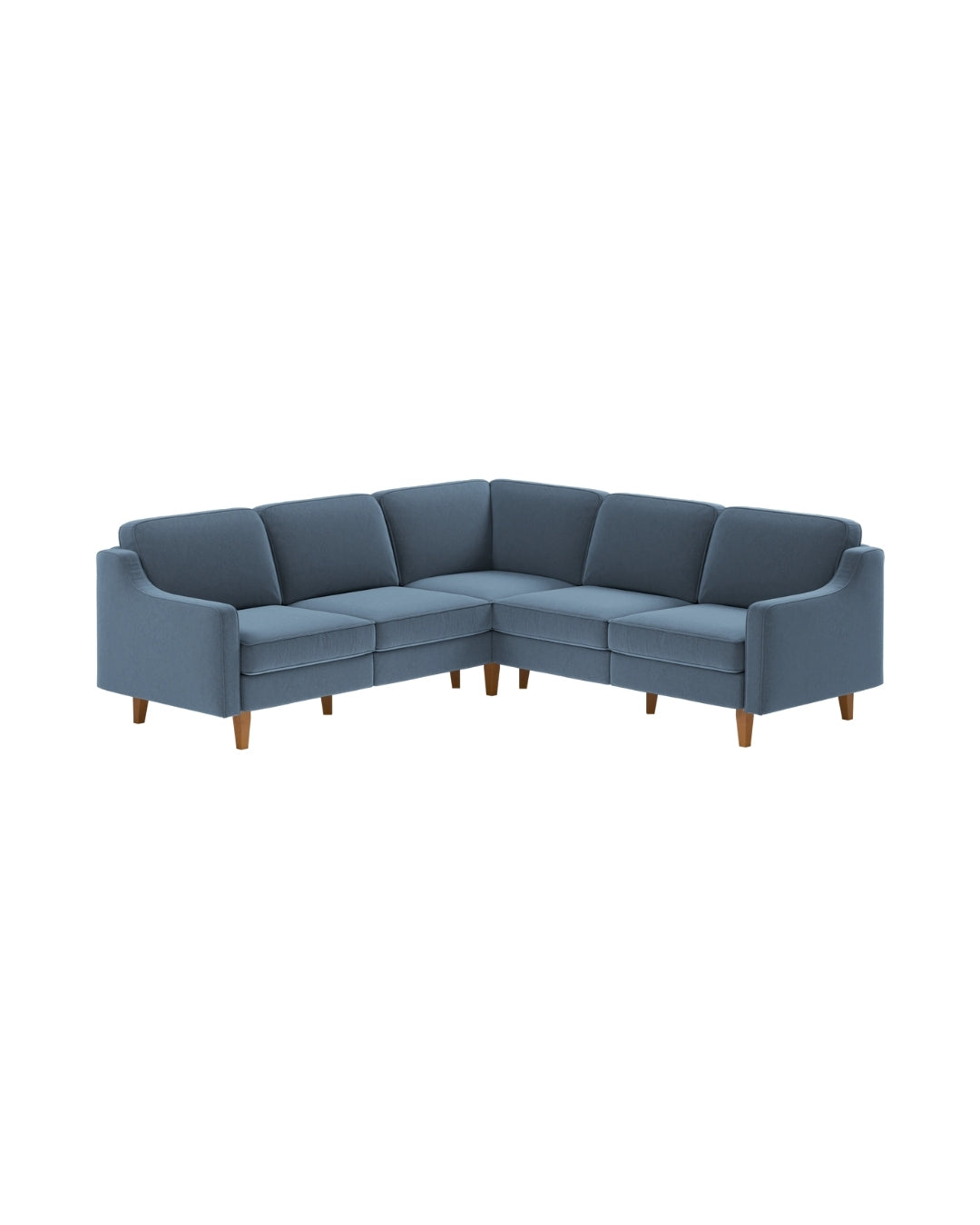 Modulares L Ecksofa Robin Medium mit Schlaffunktion