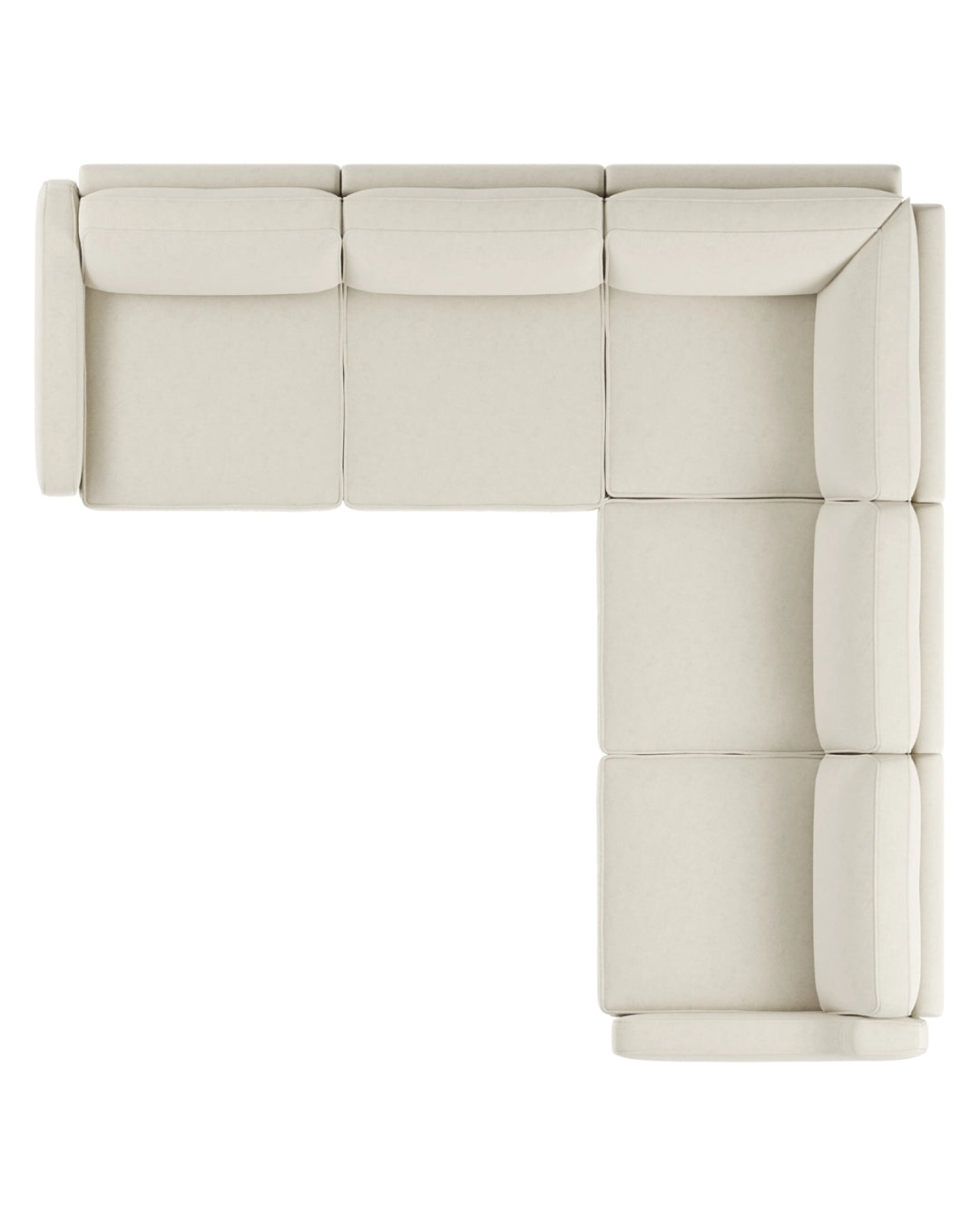 Modulares L Ecksofa Robin Medium mit Schlaffunktion
