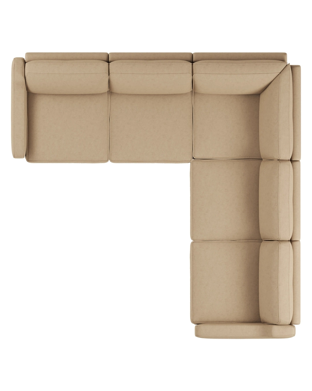 Modulares L Ecksofa Robin Medium mit Schlaffunktion