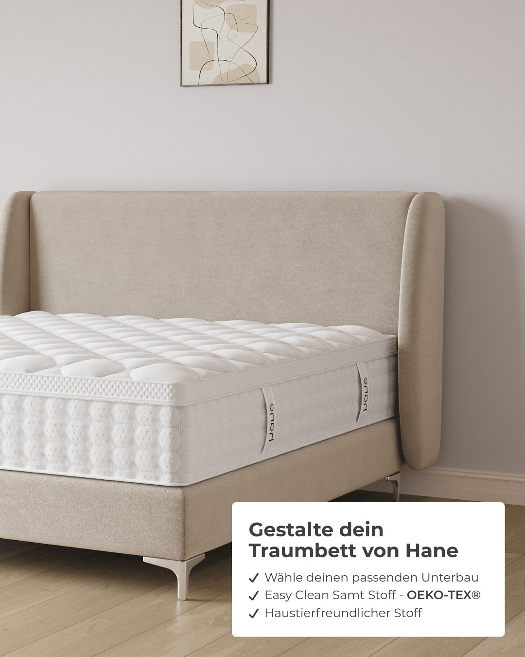 Boxspringbett Sky in Samt