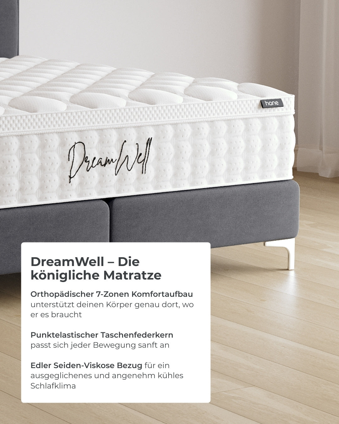 Boxspringbett Soho in Samt