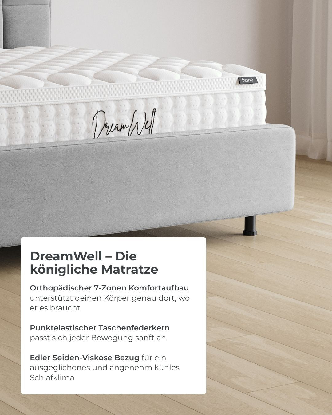 Bett mit Stauraum Pro Soho in Samt