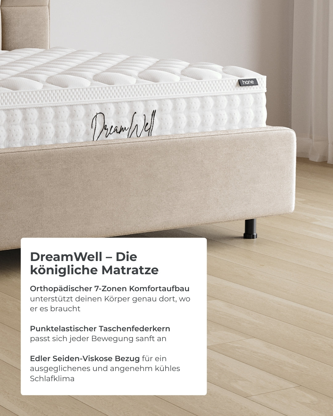 Bett mit Stauraum Pro Vertical in Samt