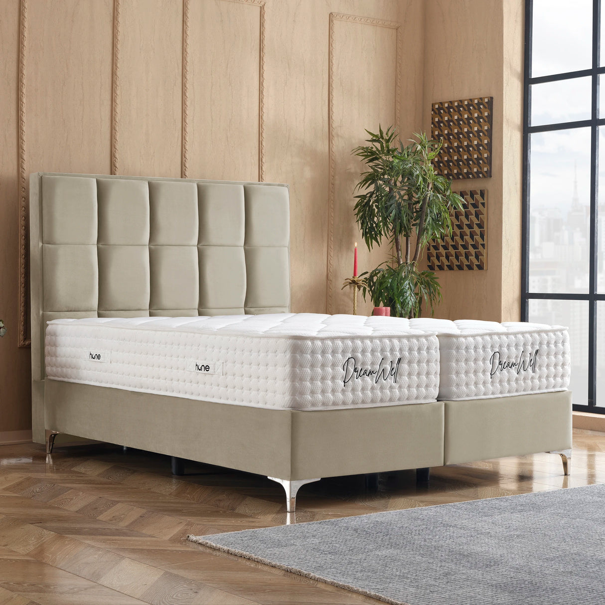 Bett mit Stauraum CASTLE