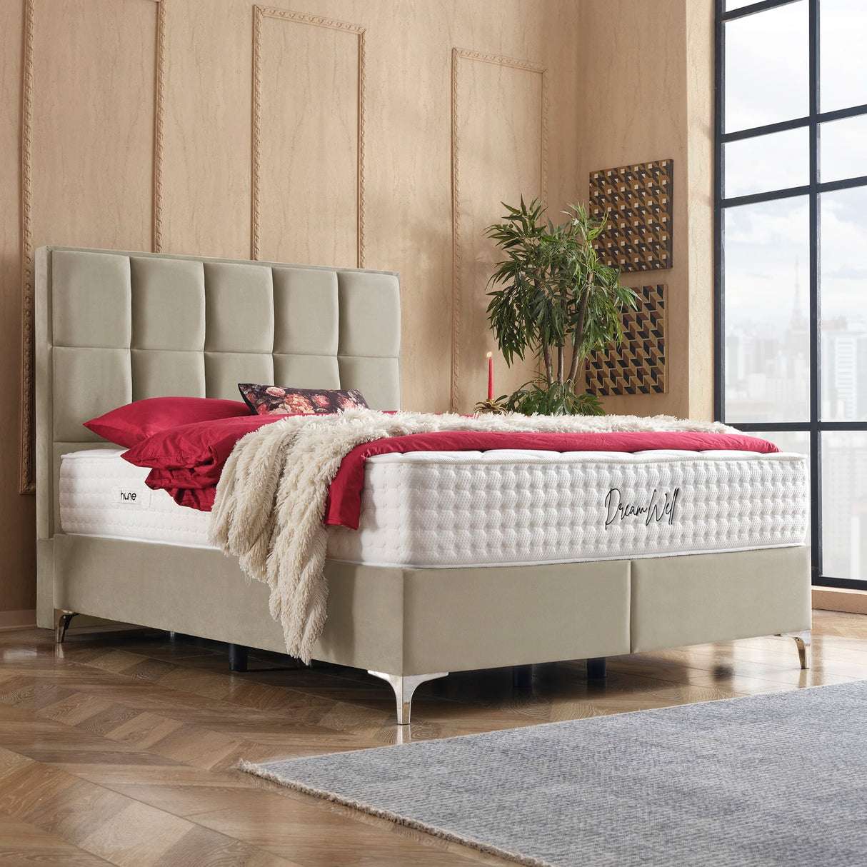 Bett mit Stauraum CASTLE