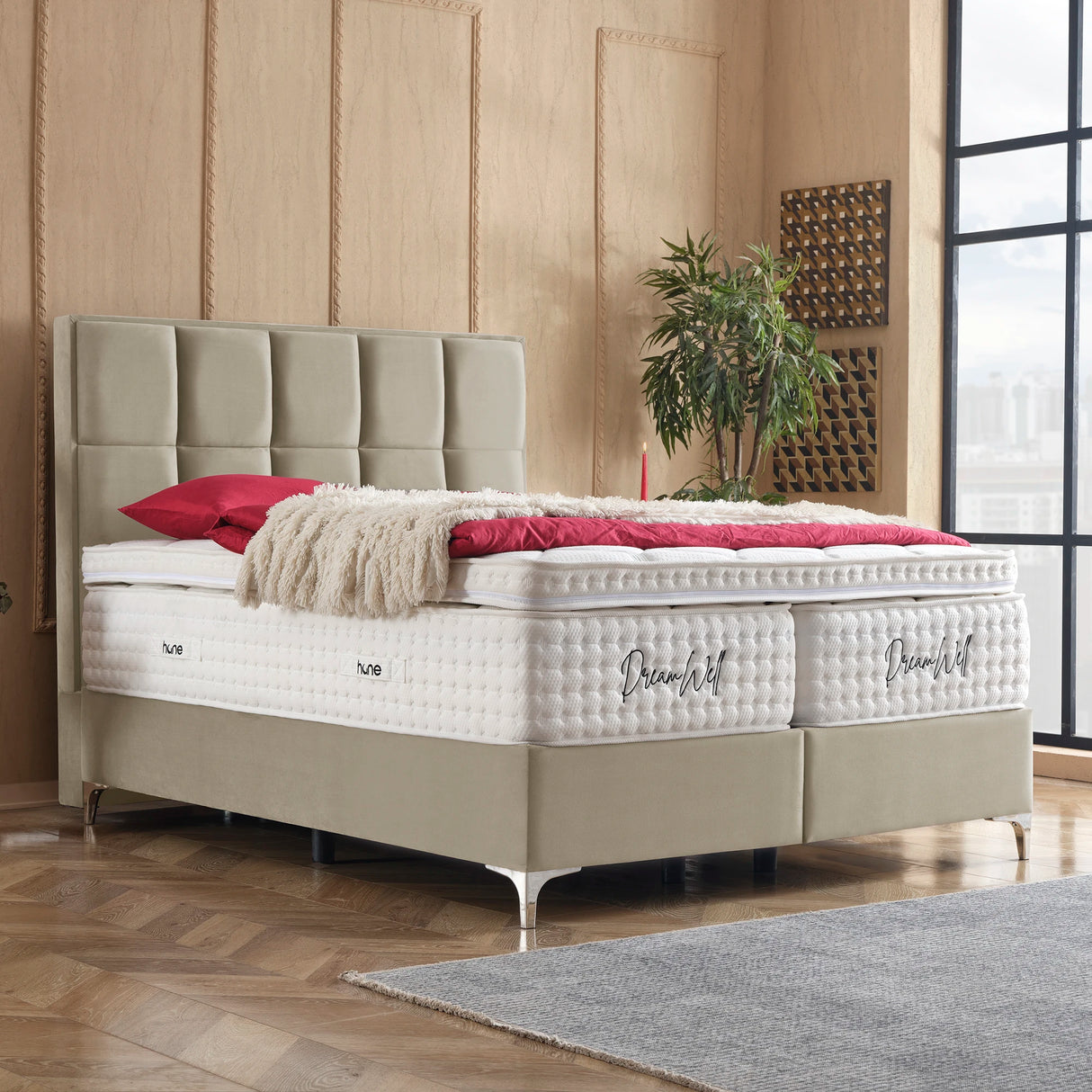 Bett mit Stauraum CASTLE