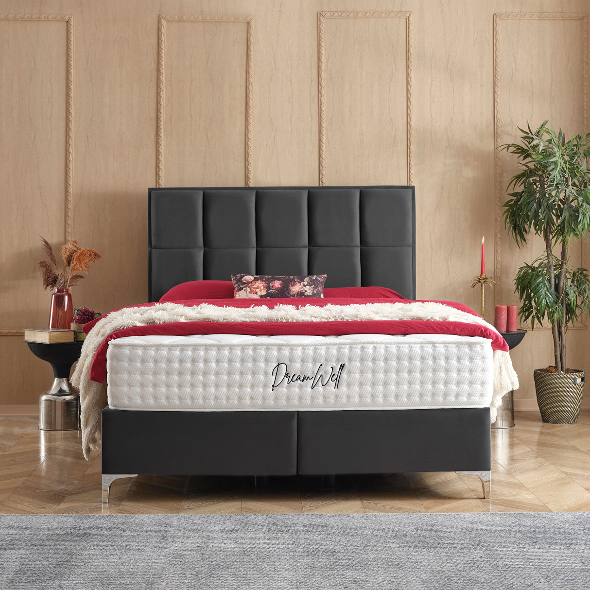 Bett mit Stauraum CASTLE