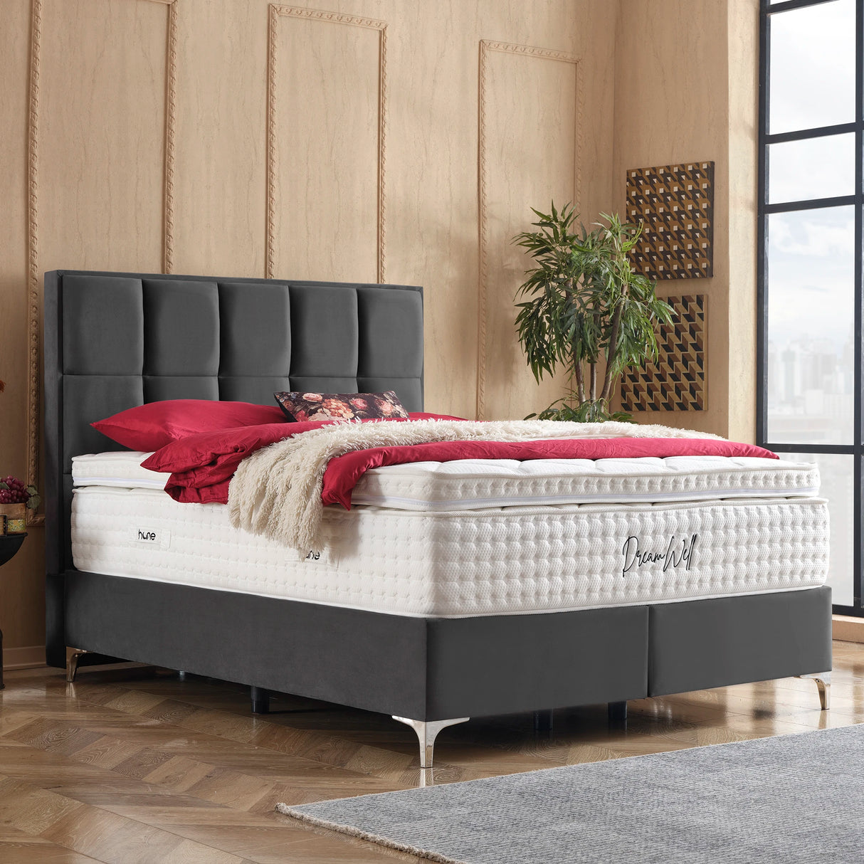 Bett mit Stauraum CASTLE