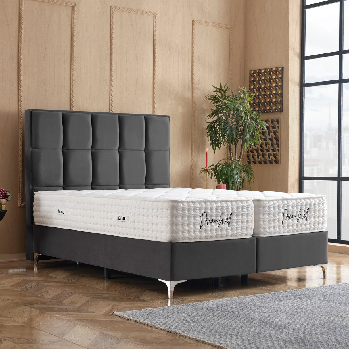 Bett mit Stauraum CASTLE