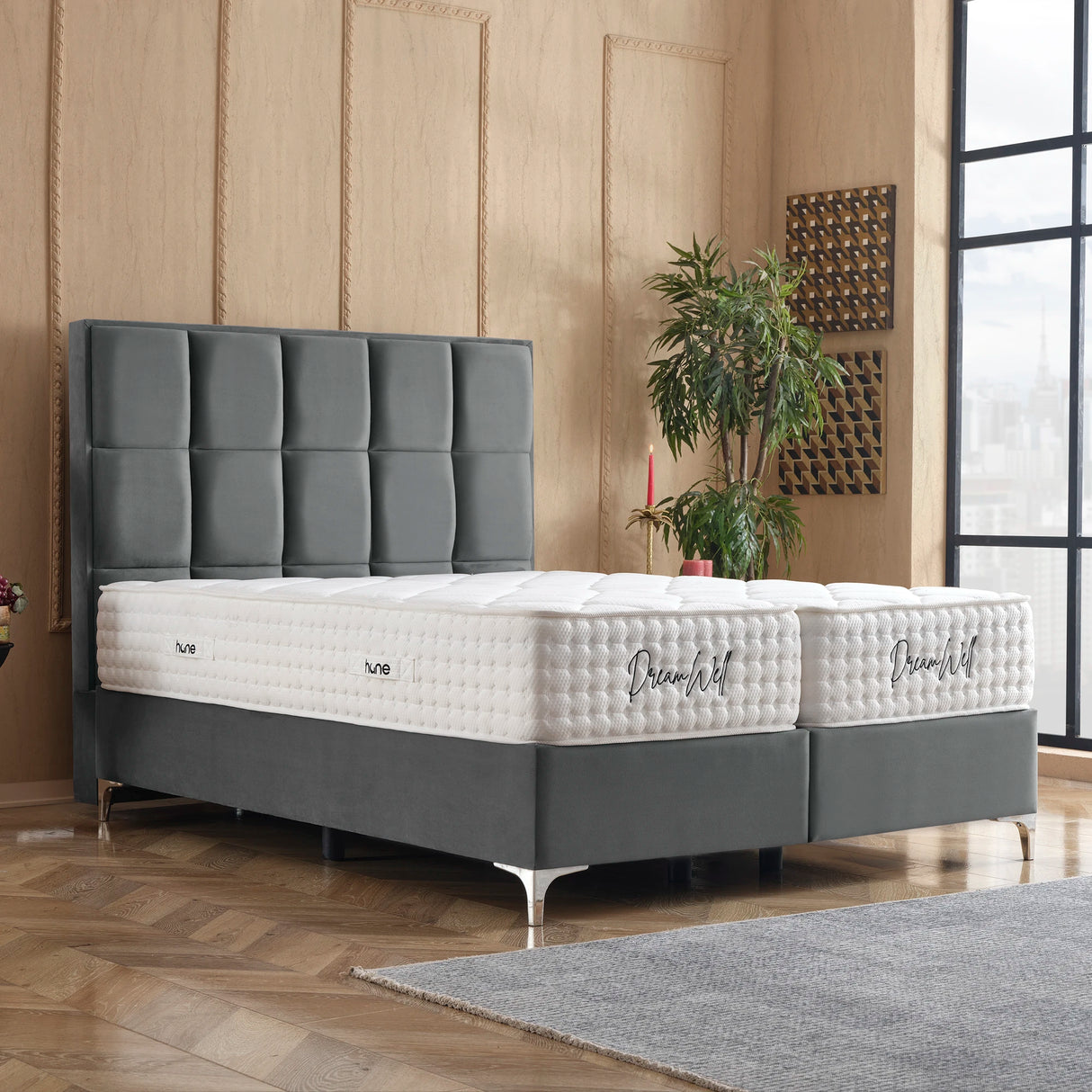 Bett mit Stauraum CASTLE