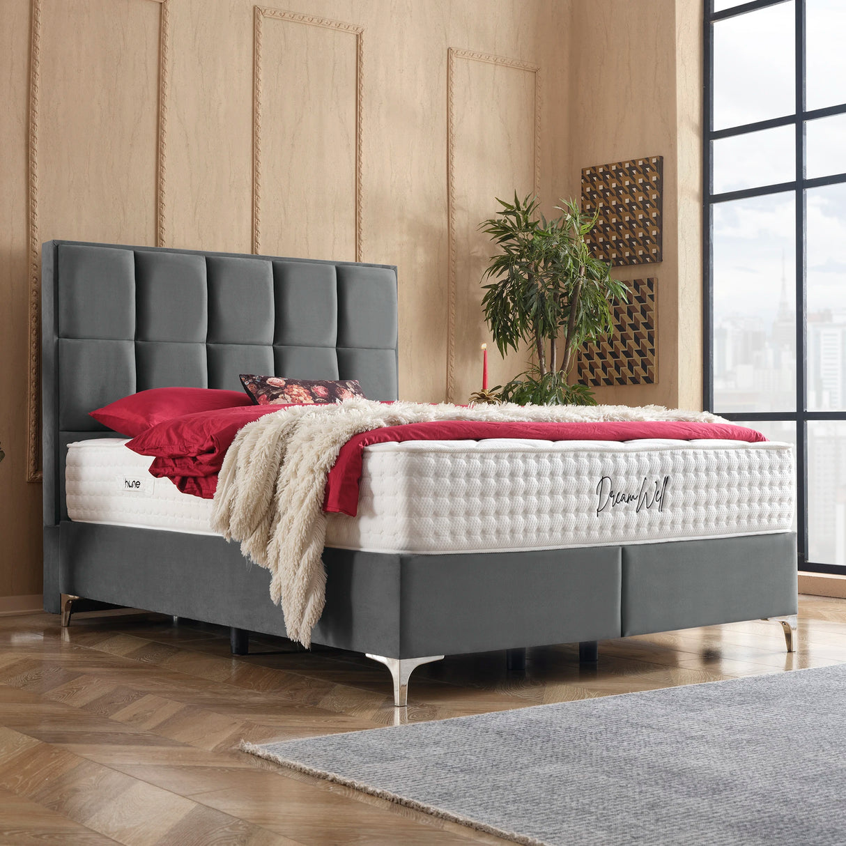 Bett mit Stauraum CASTLE