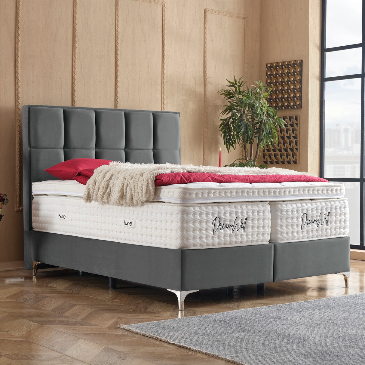 Bett mit Stauraum CASTLE