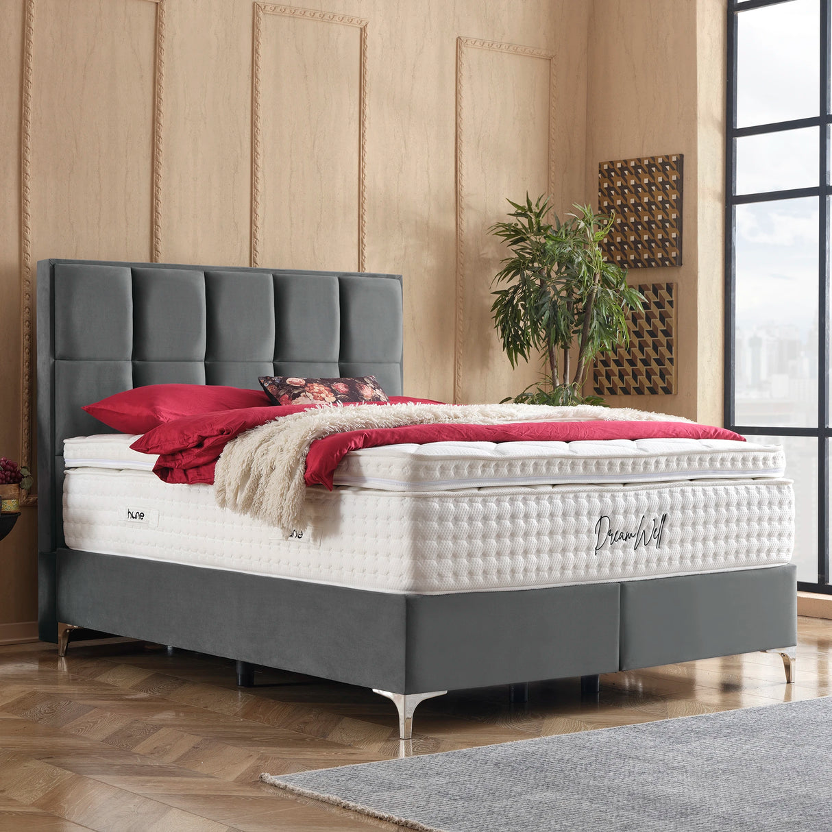 Bett mit Stauraum CASTLE