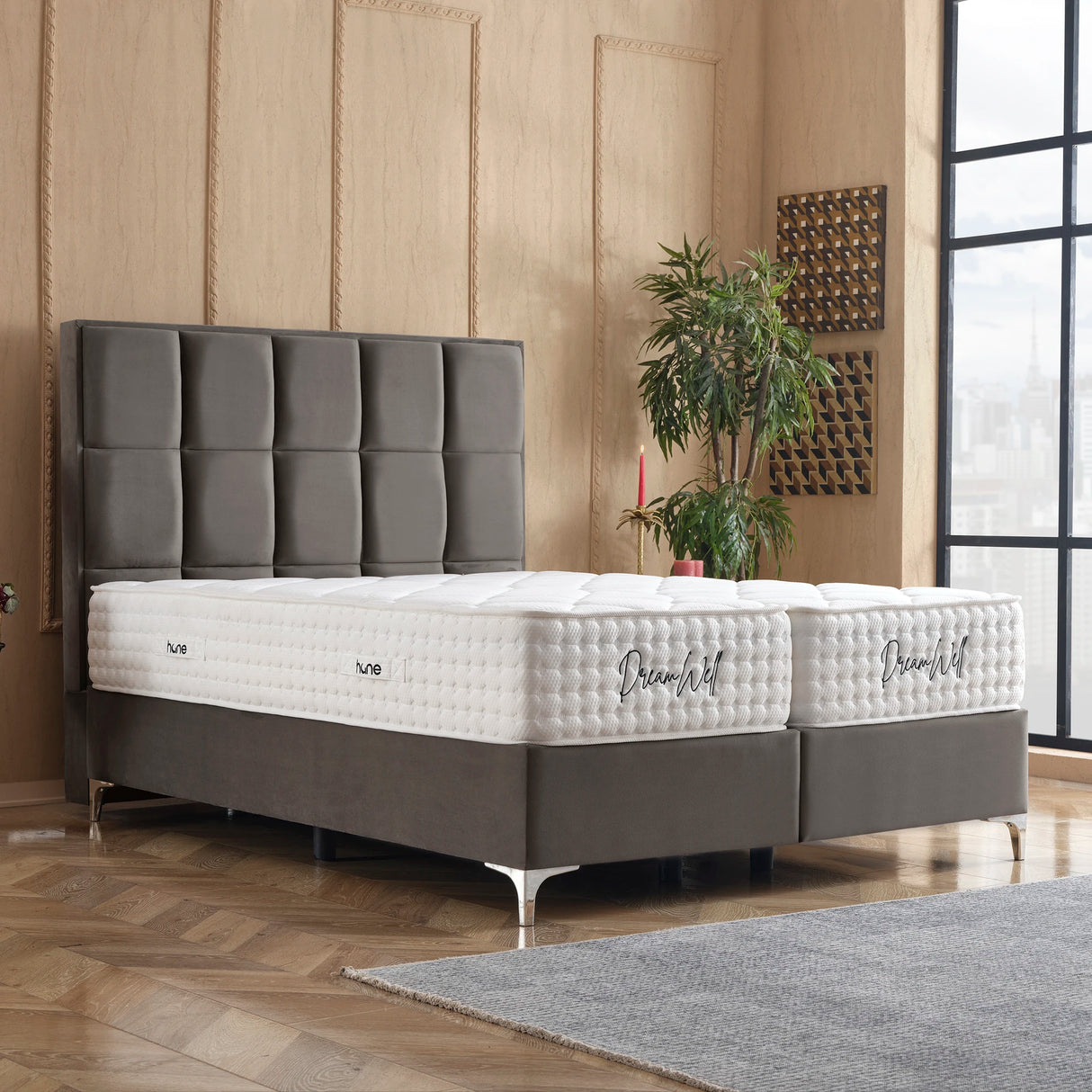 Bett mit Stauraum CASTLE