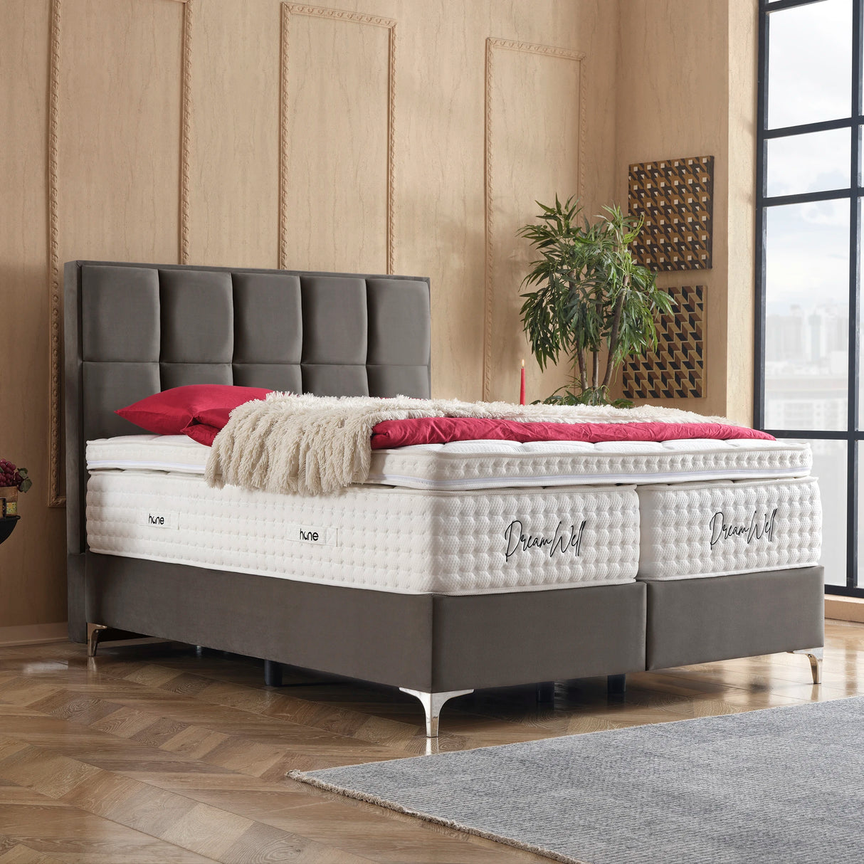 Bett mit Stauraum CASTLE