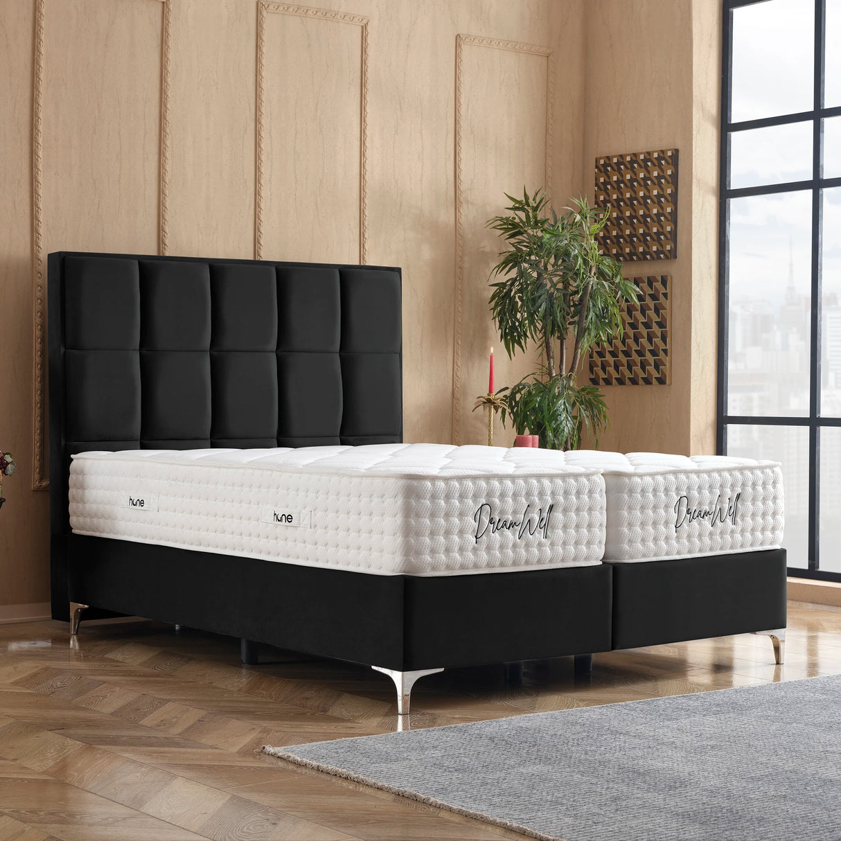 Bett mit Stauraum CASTLE