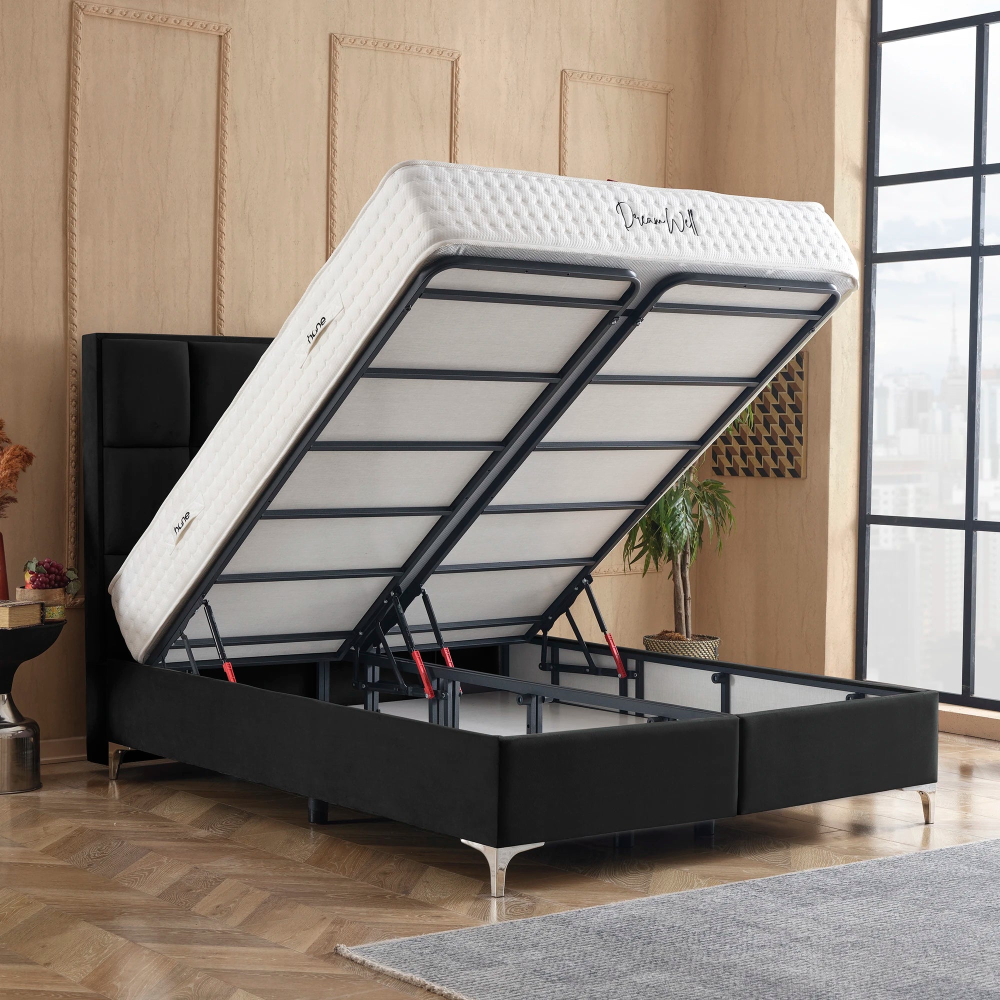 Posteľ s úložným priestorom CASTLE